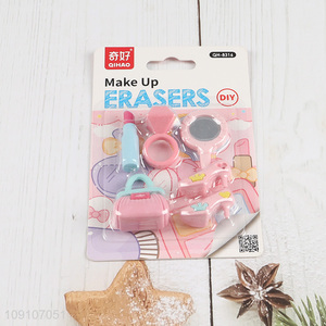 Best selling students school stationery eraser set wholesale