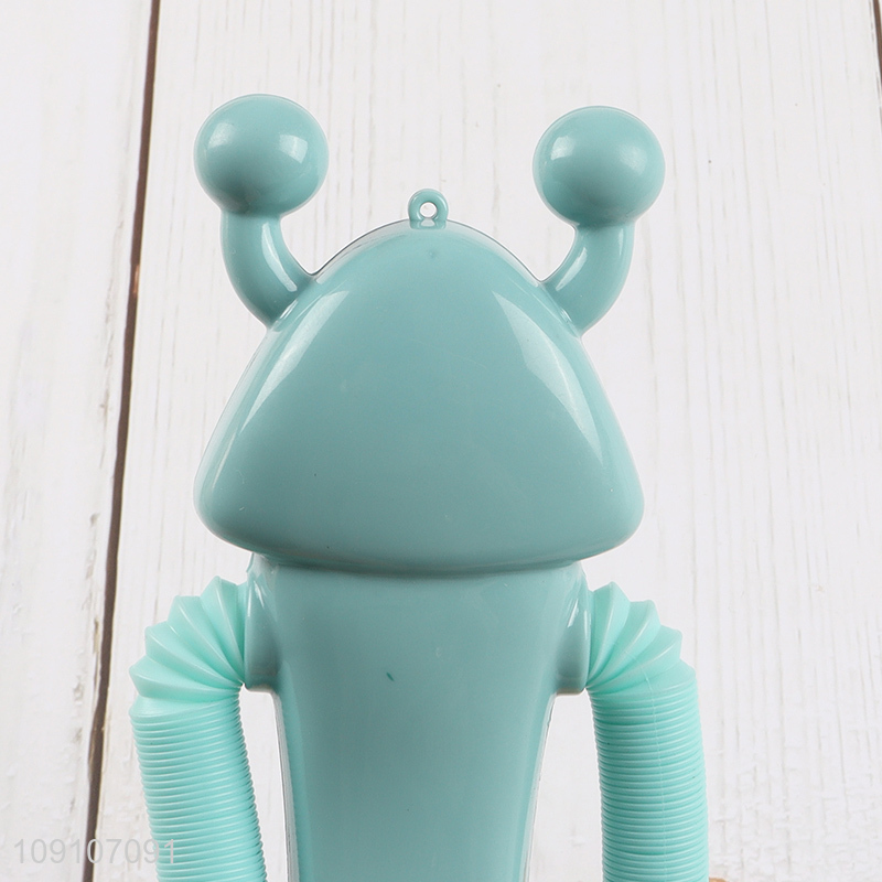 Most popular kids anti-stress toys telescopic pop tube robot for sale