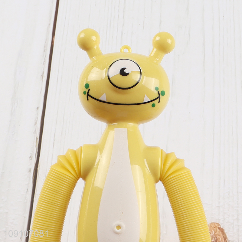 Factory price telescopic pop tube robot kids decompression spring fidget toy