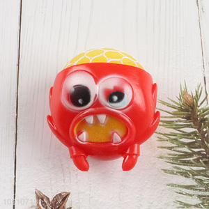 Yiwu market monster shape kids anti-stress toys squeeze toys