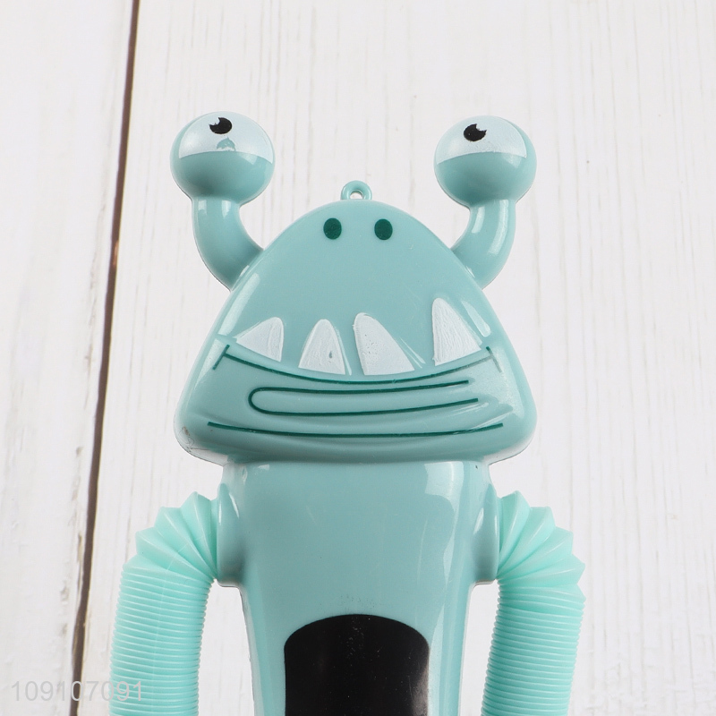 Most popular kids anti-stress toys telescopic pop tube robot for sale