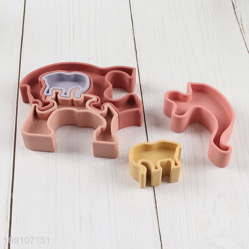 Wholesale 3d Elephant Building Blocks Children Early Education Toy