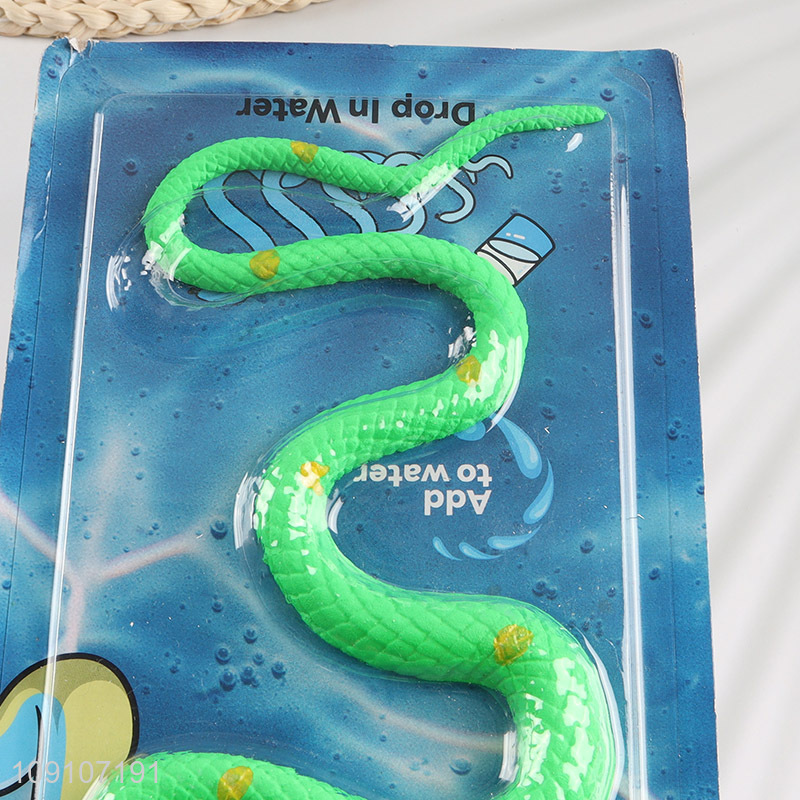 Popular products multicolor snake shape water growing toys for children