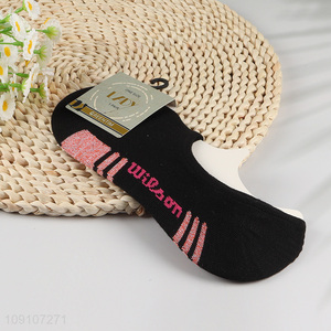 Popular products ladies black polyester breathable summer socks
