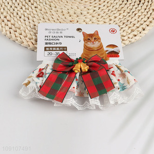 Yiuw market christmas style fashionable pet saliva towel for sale