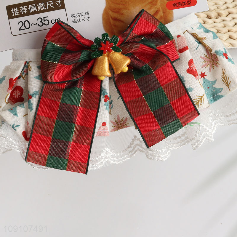 Yiuw market christmas style fashionable pet saliva towel for sale