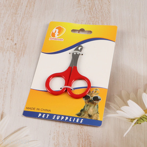 Online wholesale professional pet supplies pet nail clipper for cat dog