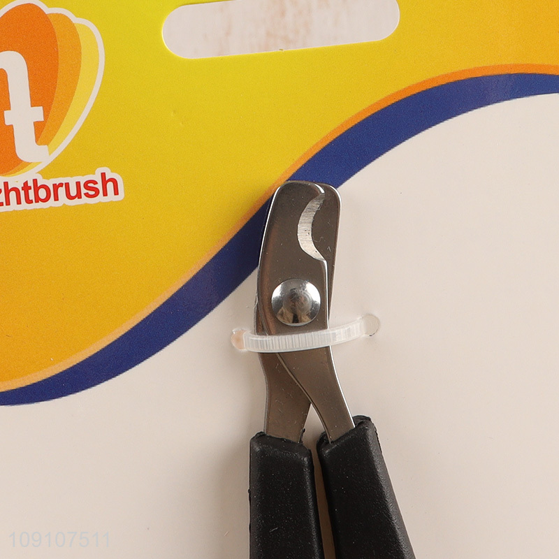 Popular products professional pet nail clipper with non-slip handle