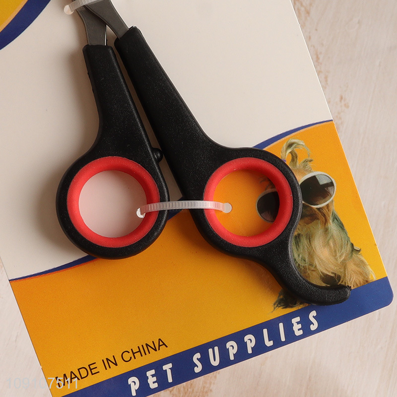 Popular products professional pet nail clipper with non-slip handle