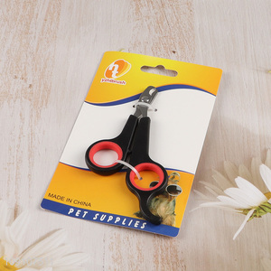 Popular products professional pet nail clipper with non-slip handle