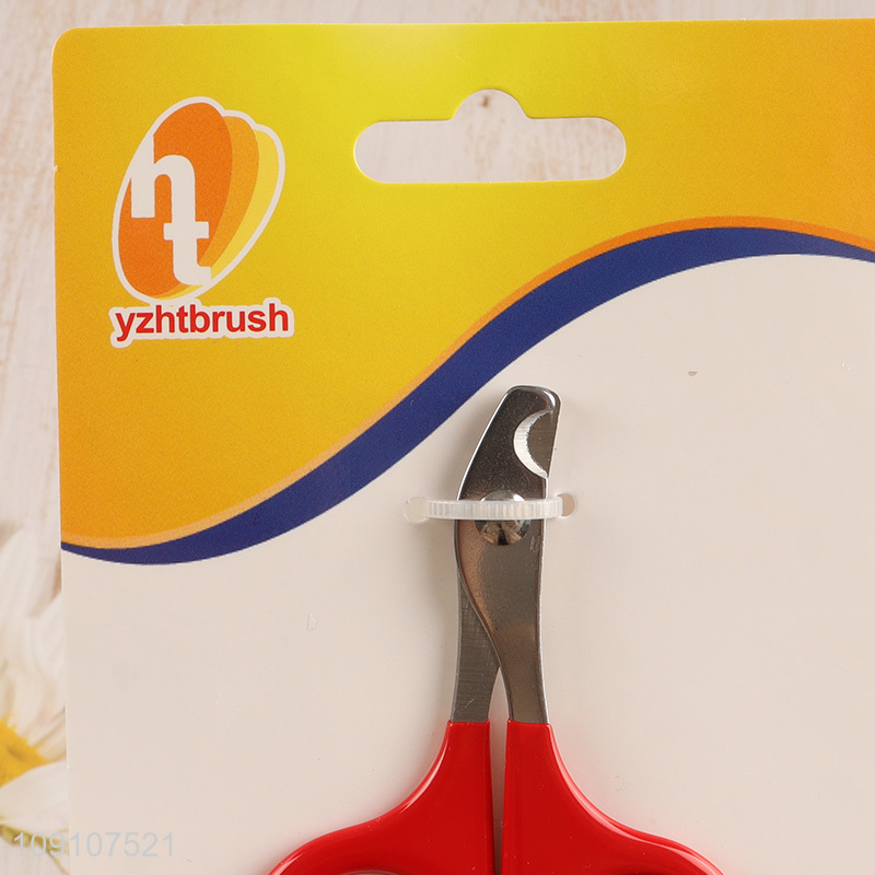 Online wholesale professional pet supplies pet nail clipper for cat dog