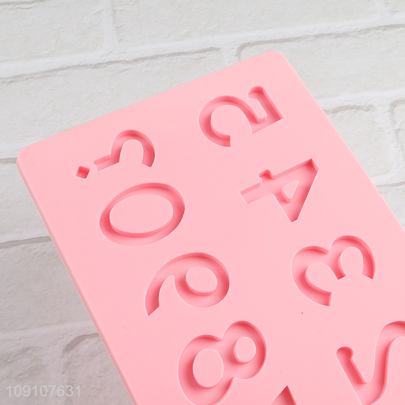 Popular products digital shape silicone cake decorating fondant mold