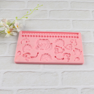 Low price non-stick silicone fondant mold cake baking decorating tool