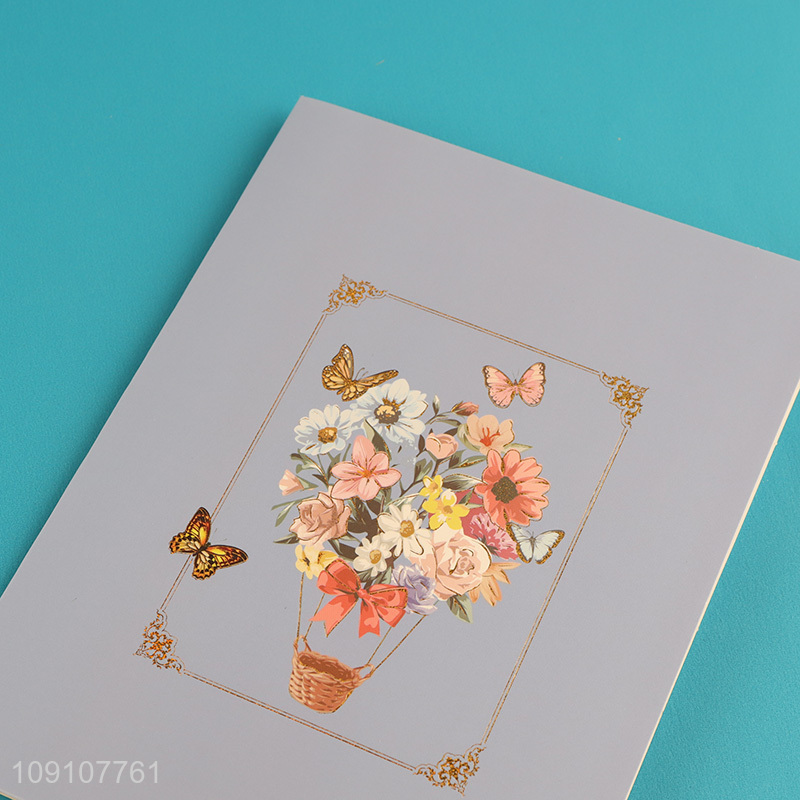 China Imports 3D Greeting Card Butterfly Pop Up Card for Women's Day