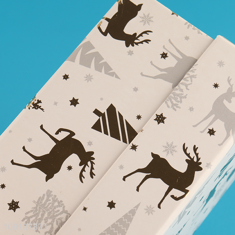 High Quality 3 Pack Cardboard Gift Boxes Christmas Gif Boxes Set