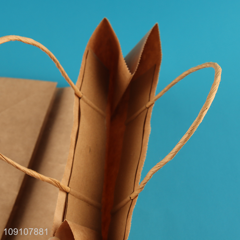 Good Quality Brown Paper Bags Grocery Bags Gift Bags with Handle