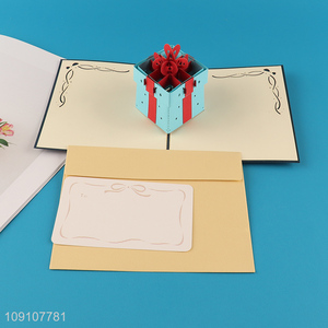 New Product 3D Greeting Card Gift Box Pop Up Card Birthday Card