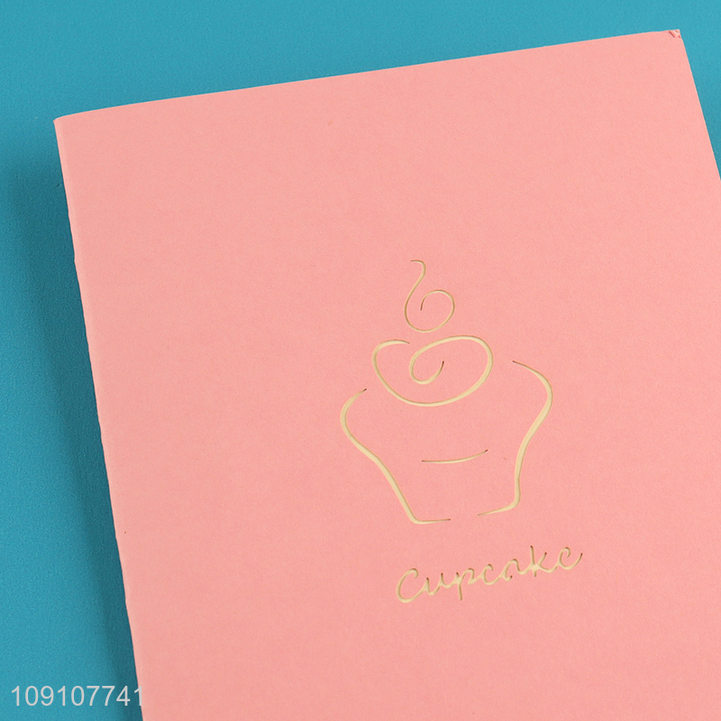 New Arrival 3D Greeting Card Cupcake Pop Up Card for Birthday