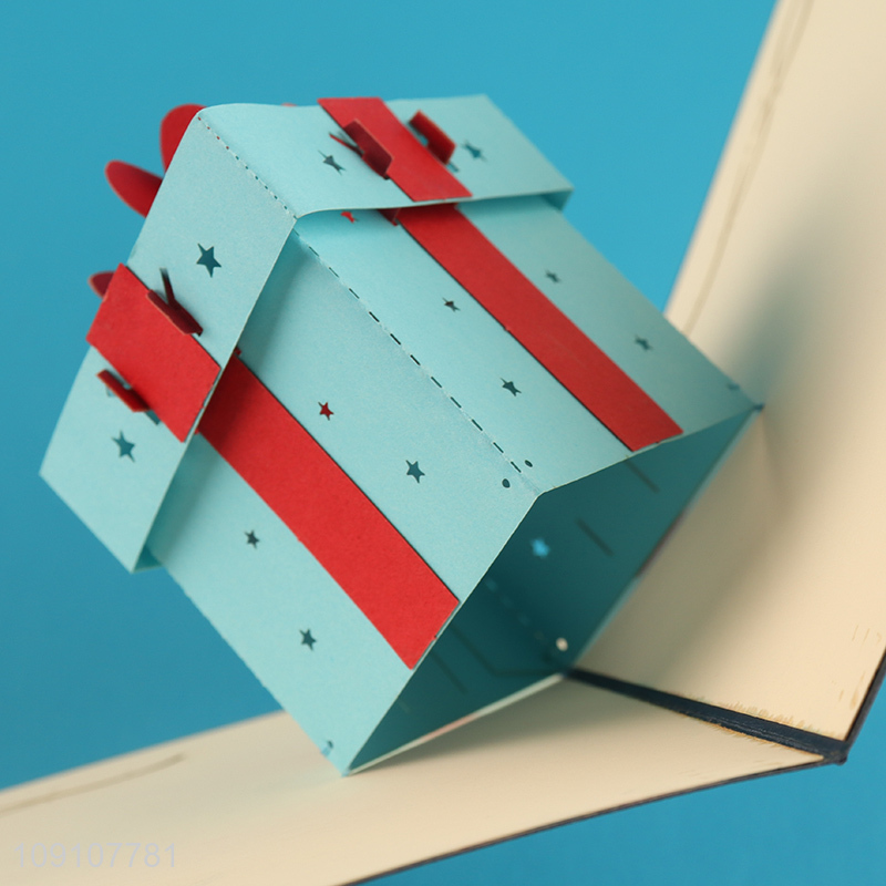 New Product 3D Greeting Card Gift Box Pop Up Card Birthday Card