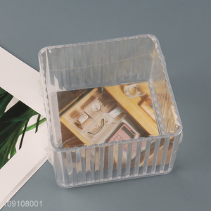 Hot Selling Transparent Plastic Drawer Organizer Multipurpose Storage Bin