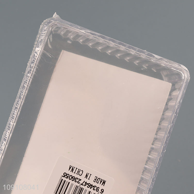 Factory Supply Transparent Plastic Drawer Organizer Storage Bin for Makeup