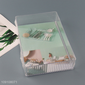 High Quality Transparent Plastic Drawer Organizer Plastic Makeup Organizer