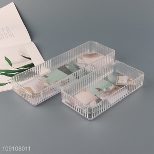 New Arrival Transparent Plastic Drawer Organizer Multi-Function Storage Bin