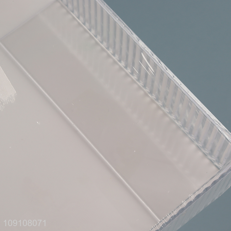 High Quality Transparent Plastic Drawer Organizer Plastic Makeup Organizer