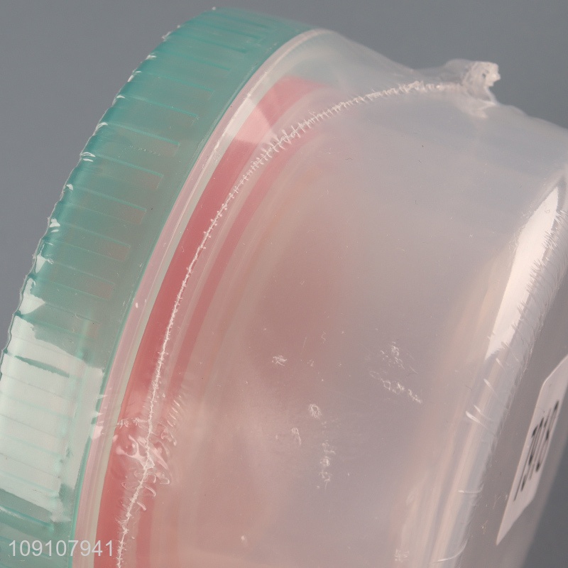 Hot Selling 4 Pieces Plastic Food Storage Containers Meal Prep Containers Set