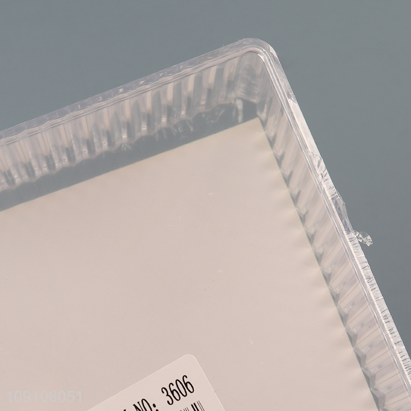 New Product Transparent Plastic Drawer Organizer Storage Bin for Jewelry