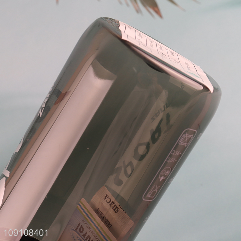 New Product Unbreakable Plastic Sports Water Bottle with Flip Straw