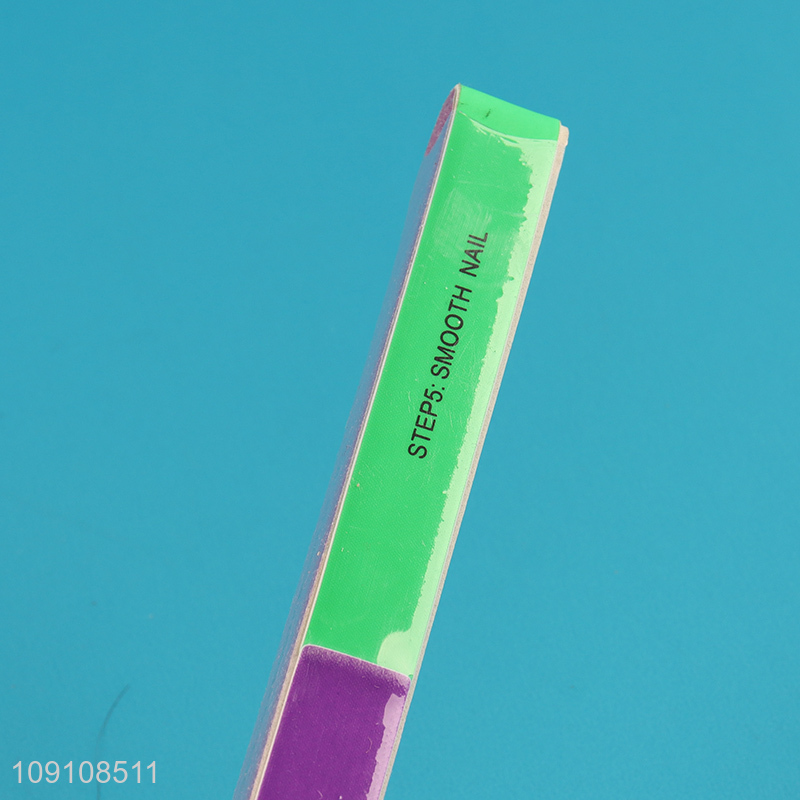 Wholesale 7-Way Nail File And Buffer Nail Buffer Block Polishing Buffer