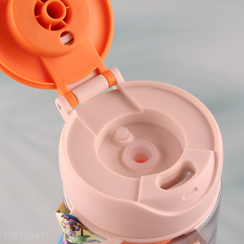 Wholesale Cute Plastic Water Bottle with Straw, Tea Infuser & Strap