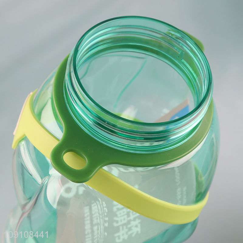 Wholesale Cute Bear Water Bottle Kids Water Bottle with Straw & Strap