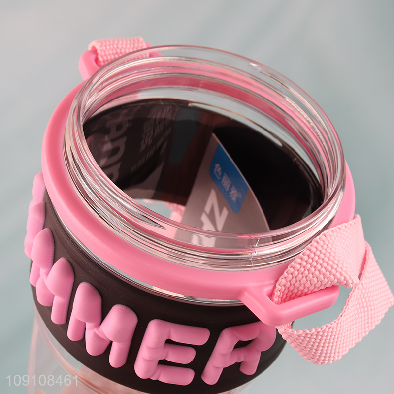 Hot Selling Cute Leak Proof Kids Water Bottle with Straw & Tea Infuser