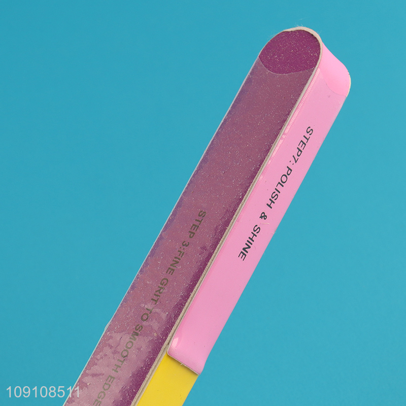 Wholesale 7-Way Nail File And Buffer Nail Buffer Block Polishing Buffer