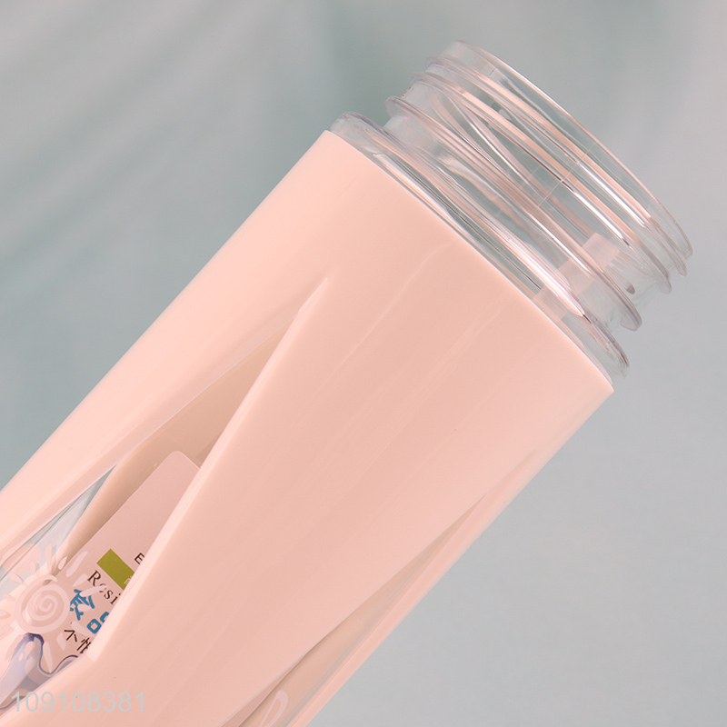 Wholesale Anti-Scald Plastic Water Bottle with Silicone Straw & Handle