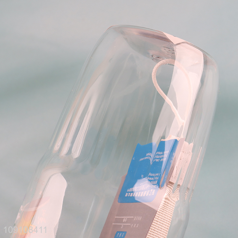 Wholesale Cute Plastic Water Bottle with Straw, Tea Infuser & Strap