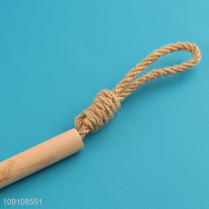 Wholesale Wood & Rope Wall Toilet Paper Holder Hanging Paper Towel Holder