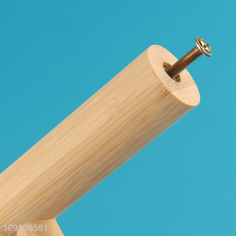 Good Quality Desktop Wood Paper Towel Holder Tissue Paper Holder Stand