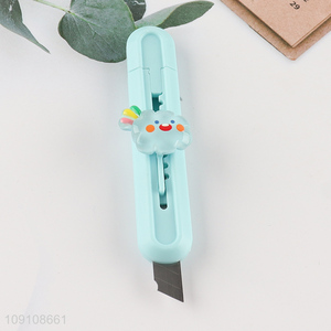 Factory Price Cute Box Cutter Utility Knife School Office Supplies