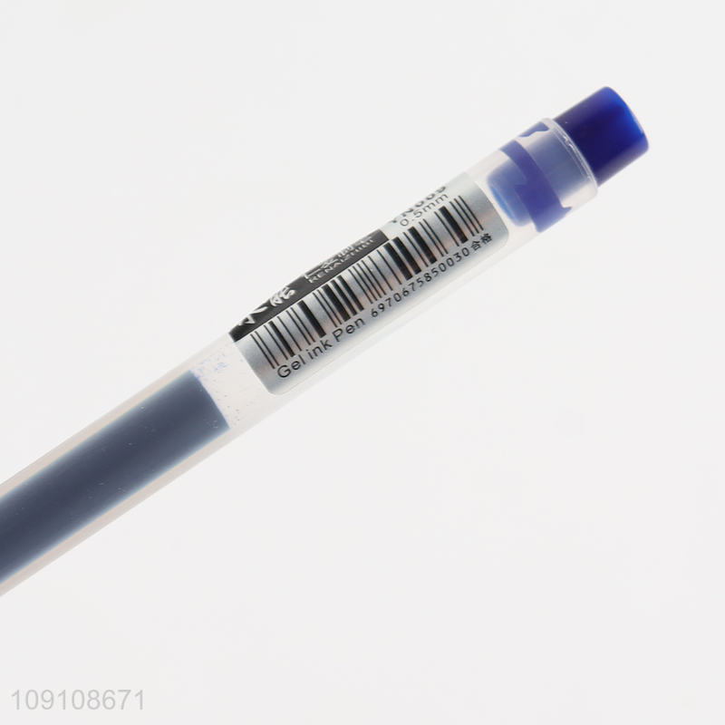 Good Quality 0.5mm Blue Ink Gel Pens Quick Dry Gel Pens for Office School