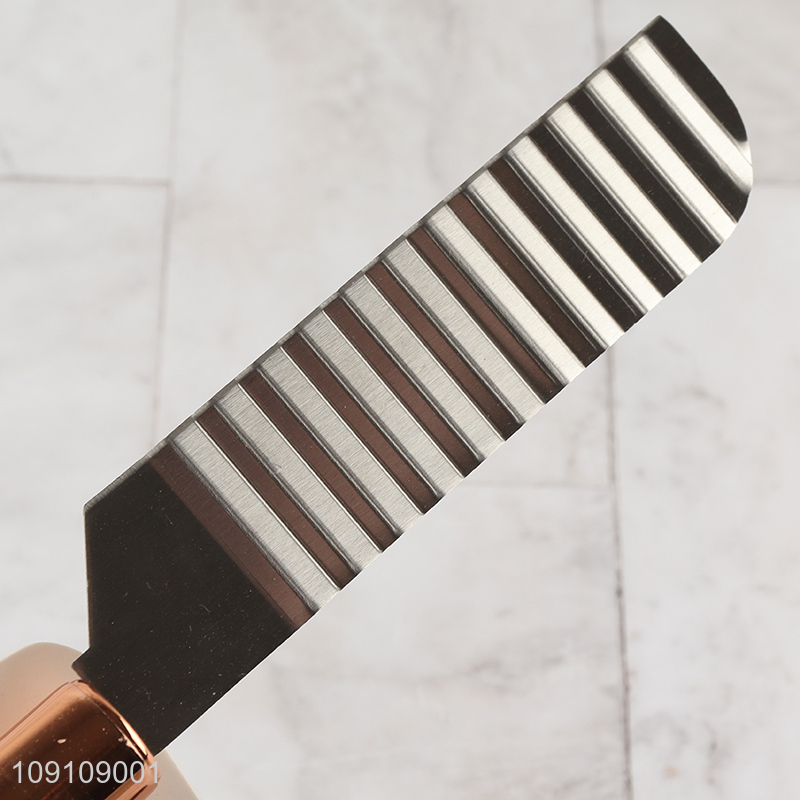 Hot Selling Crinkle Cutter Stainless Steel Potato French Fries Slicer