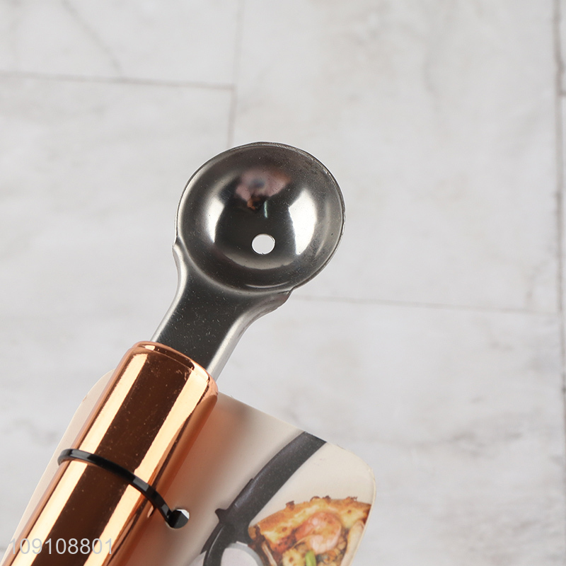 Factory Price Stainless Steel Melon Baller Watermelon Scoop with Handle