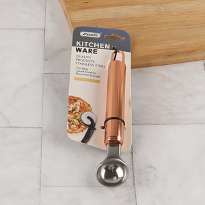 Factory Price Stainless Steel Melon Baller Watermelon Scoop with Handle