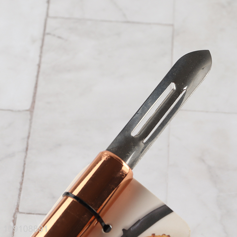 Factory Price Stainless Steel Swivel Vegetable & Fruit Peeler Kitchen Gadgets