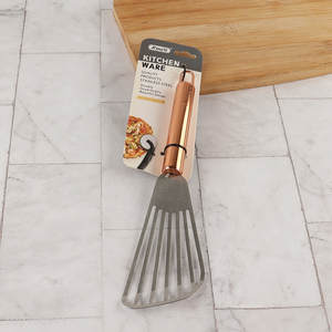 China Imports Stainless Steel Slotted Spatula for Egg Fish Grilling