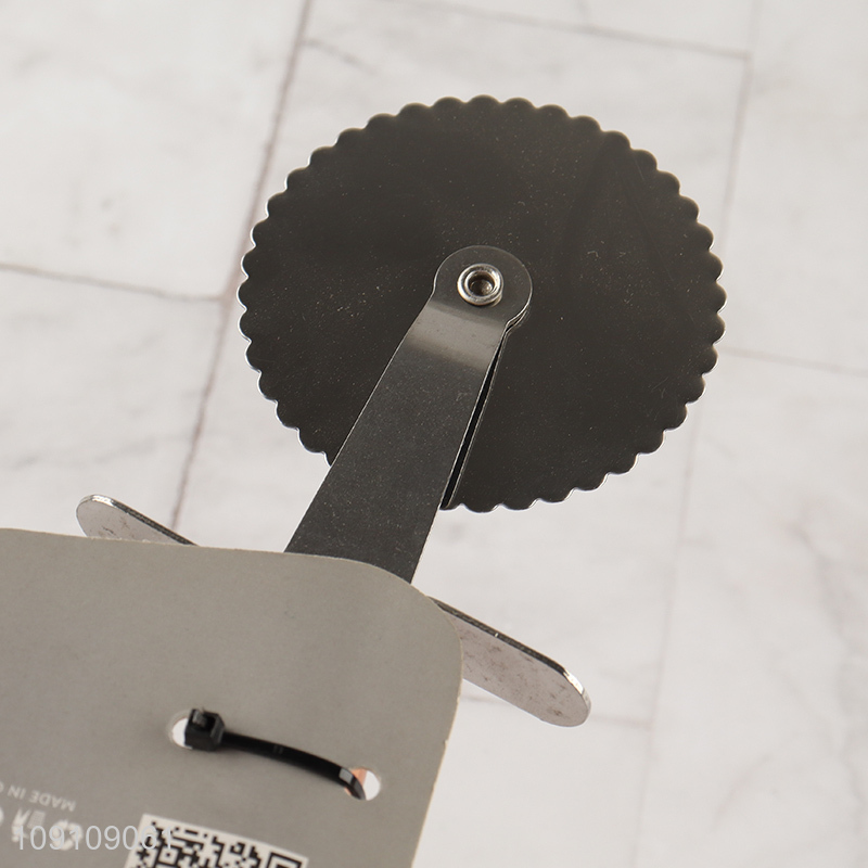 Online Wholesale Stainless Steel Pizza Cutter Wheel Sharp Pastry Wheel