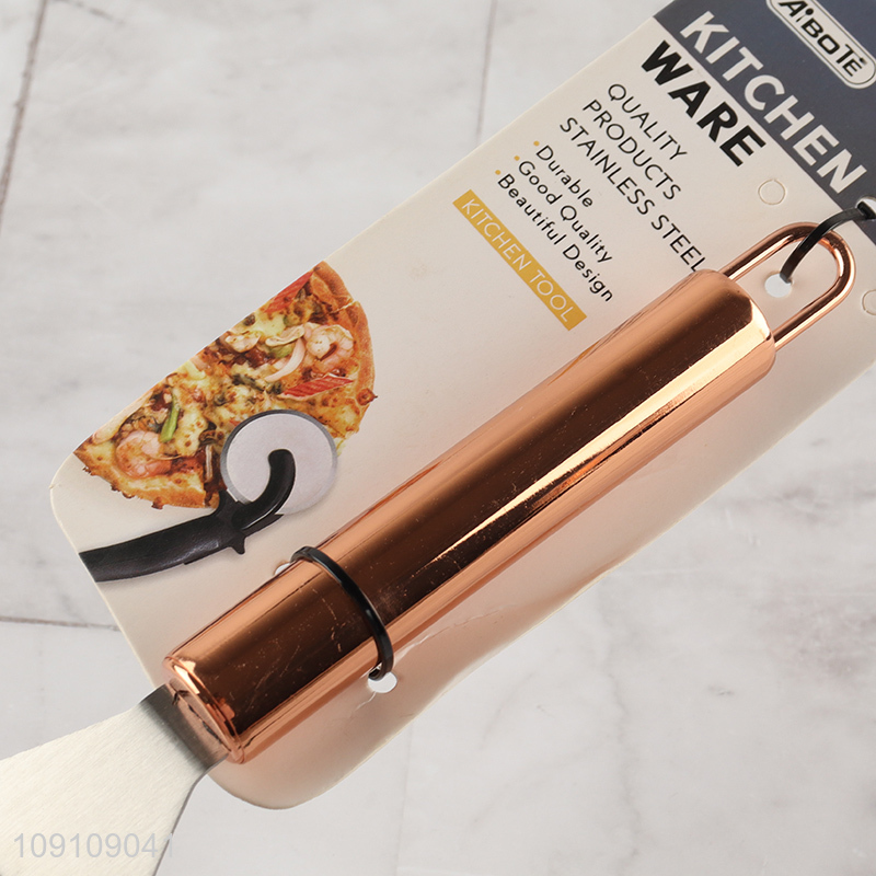 Factory Supply Stainless Steel Serrated Cake Pizza Shovel Kitchen Tools