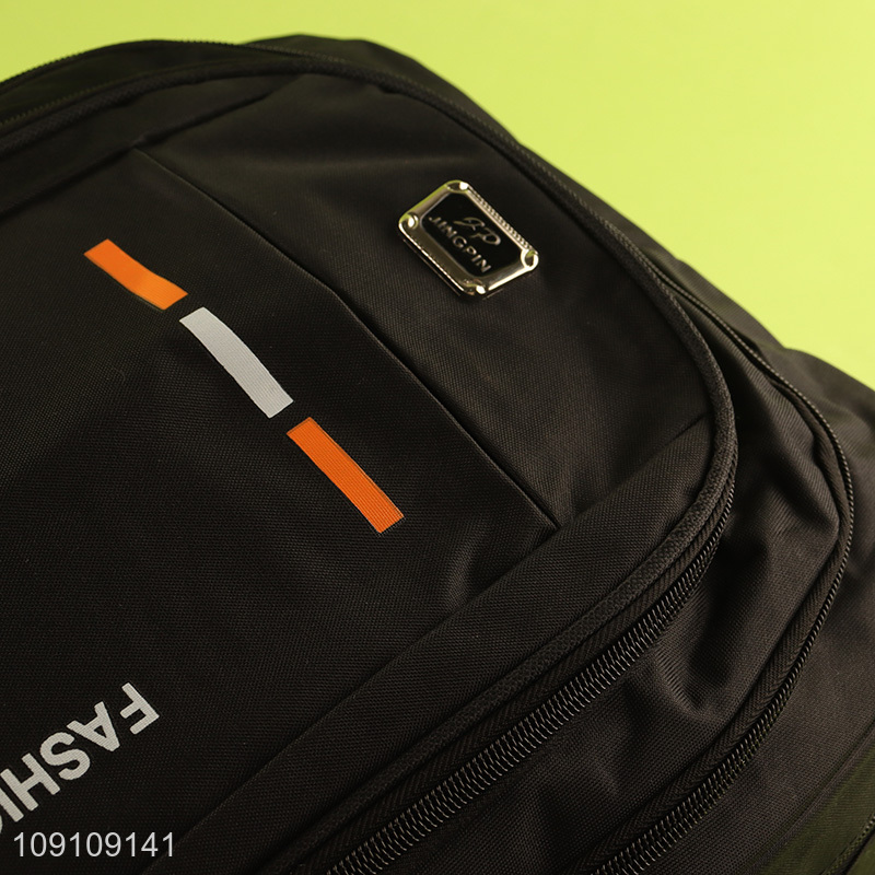 Most popular black portable causal sports backpack laptop backpack